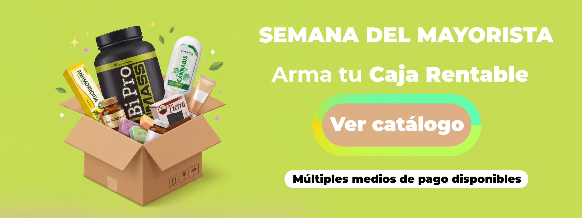Semana del mayorista, arma tu caja rentable