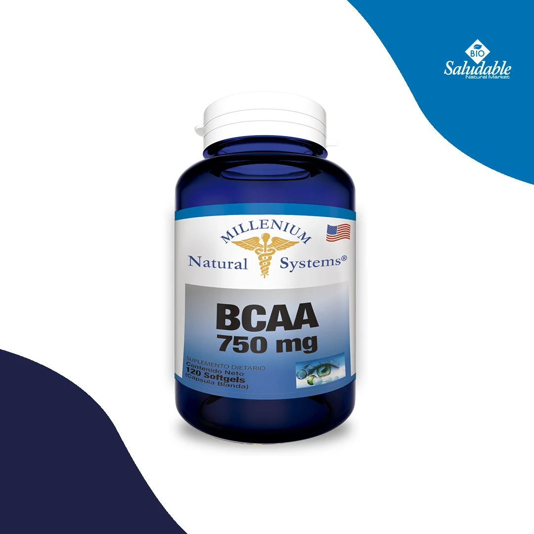 BCAA 750 MG 120 SOFT NATURAL SYSTEMS