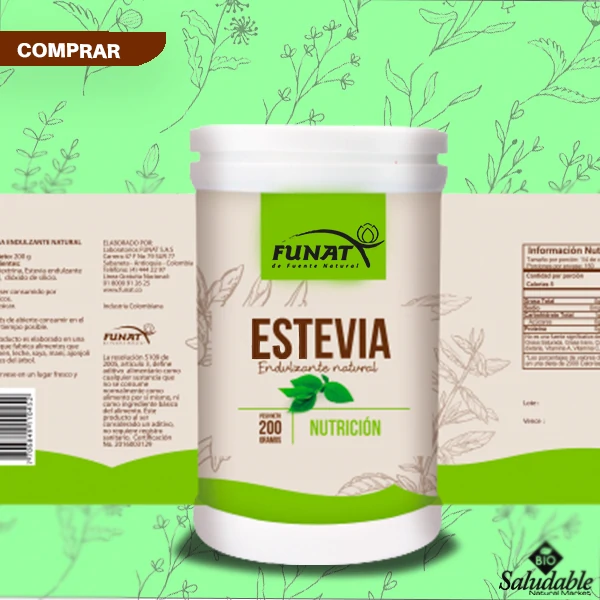 ESTEVIA POLVO X 200 GR FUNAT - Image 2