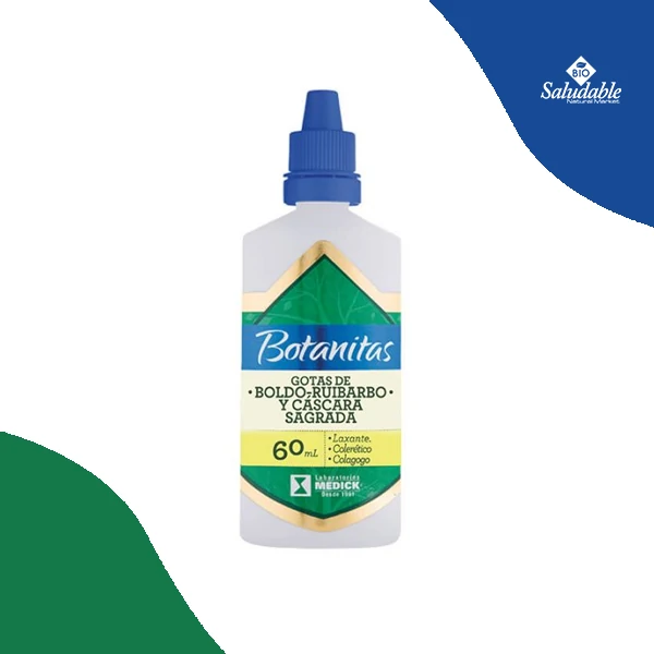 GOTAS DE BOLDO Y RUIBARDO + CASCARA SAGRADA