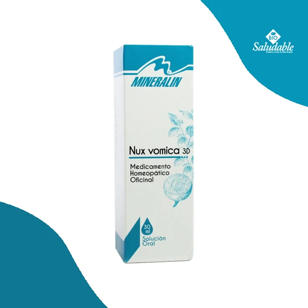 Nux Vomica 3D Homeopatico Mineralin