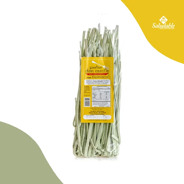 PASTAS DON CAMILO CON ESPINACA