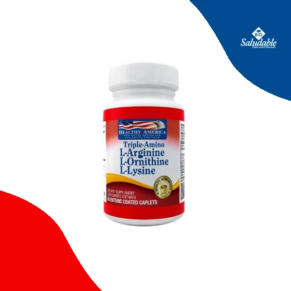 Triple amino L-Arginine, L-Ornithine, L-Lysine X60CAP