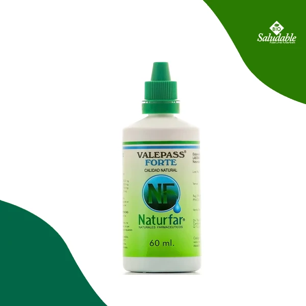 Valepass Forte (Valeriana - Passiflora - Toronjil) Extracto x 60ml